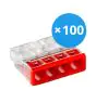 Lot 100x Wago 2273-204  Connecteur | 4 Câble Connexion
